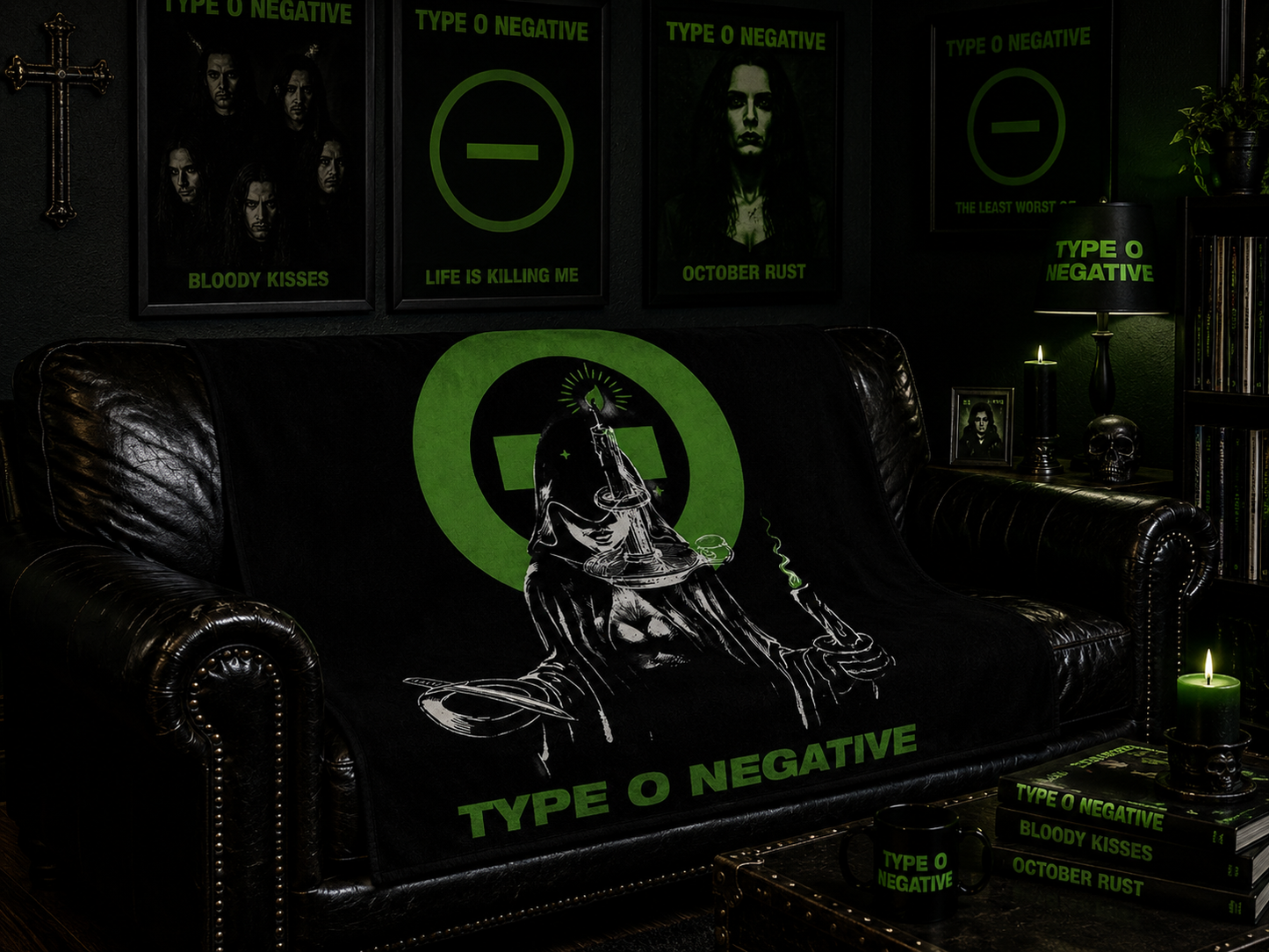 Rocksax Type O Negative Blanket - Witch