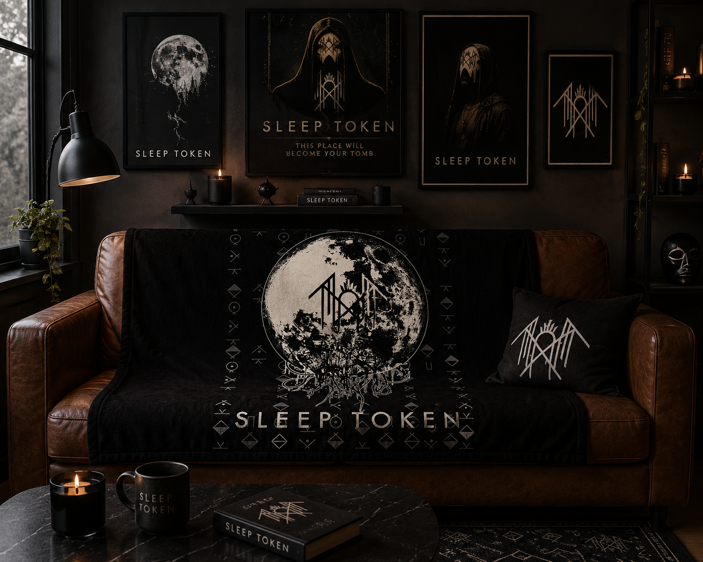 Rocksax Sleep Token Blanket - Summoning Black
