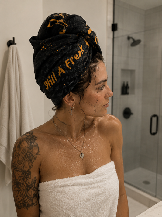Rocksax Korn Towel - Still A Freak Orange