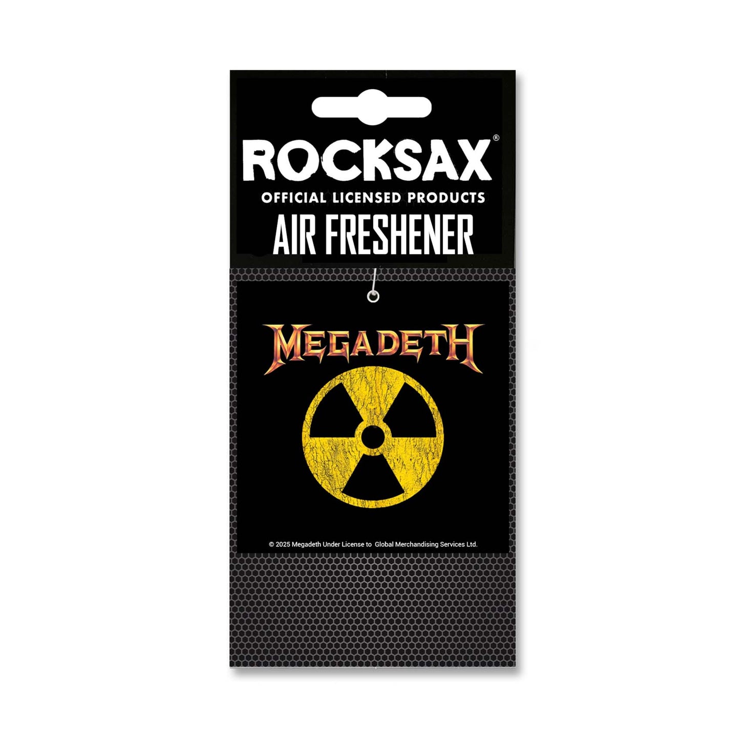 Rocksax Megadeth Air Freshener - Logo