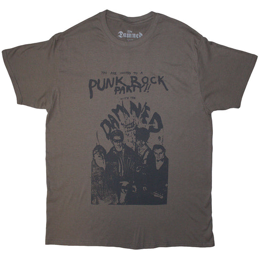 The Damned T Shirt - Party Flyer | Buy Now For 24.99