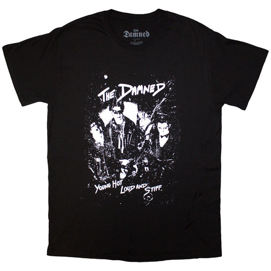 The Damned T Shirt - Young Hot Loud & Stiff | Buy Now For 24.99