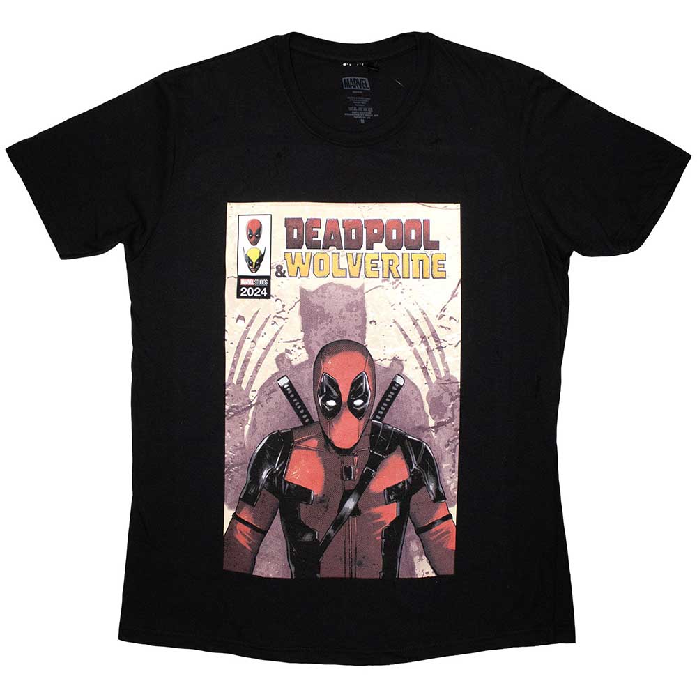Marvel Comics T Shirt - Deadpool & Wolverine Comic Cover