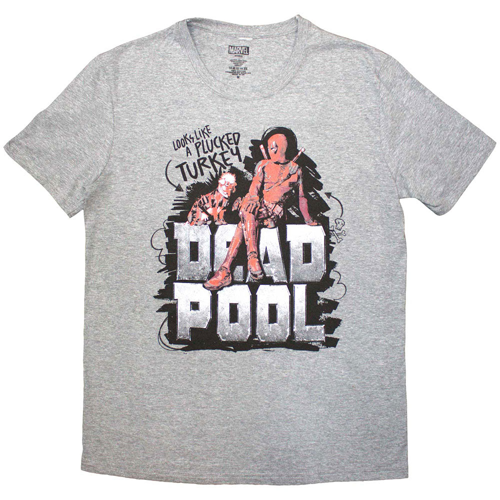 Marvel Comics T Shirt - Deadpool Plucked Turkey