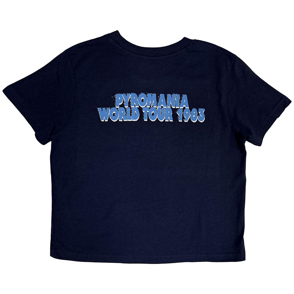 Def Leppard Women's Crop Top - Pyro Tour