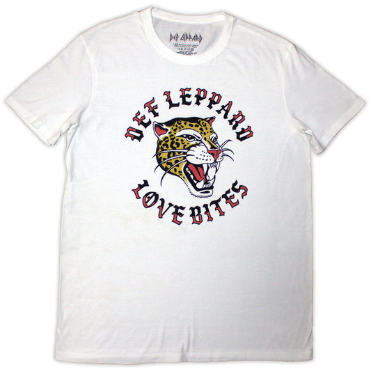 Def Leppard T Shirt - Love Bites Circle | Buy Now For 24.99