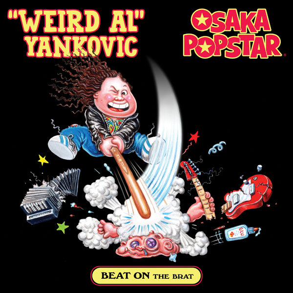'Weird Al' Yankovic & Osaka Popstar LP - Beat On The Brat (Maxi Single) (Red & Black - Half & Half) | Buy Now For 32.99
