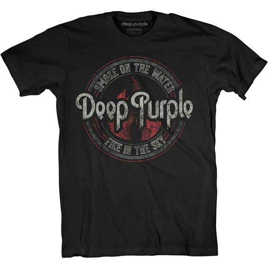 Deep Purple T Shirt - Smoke Circle