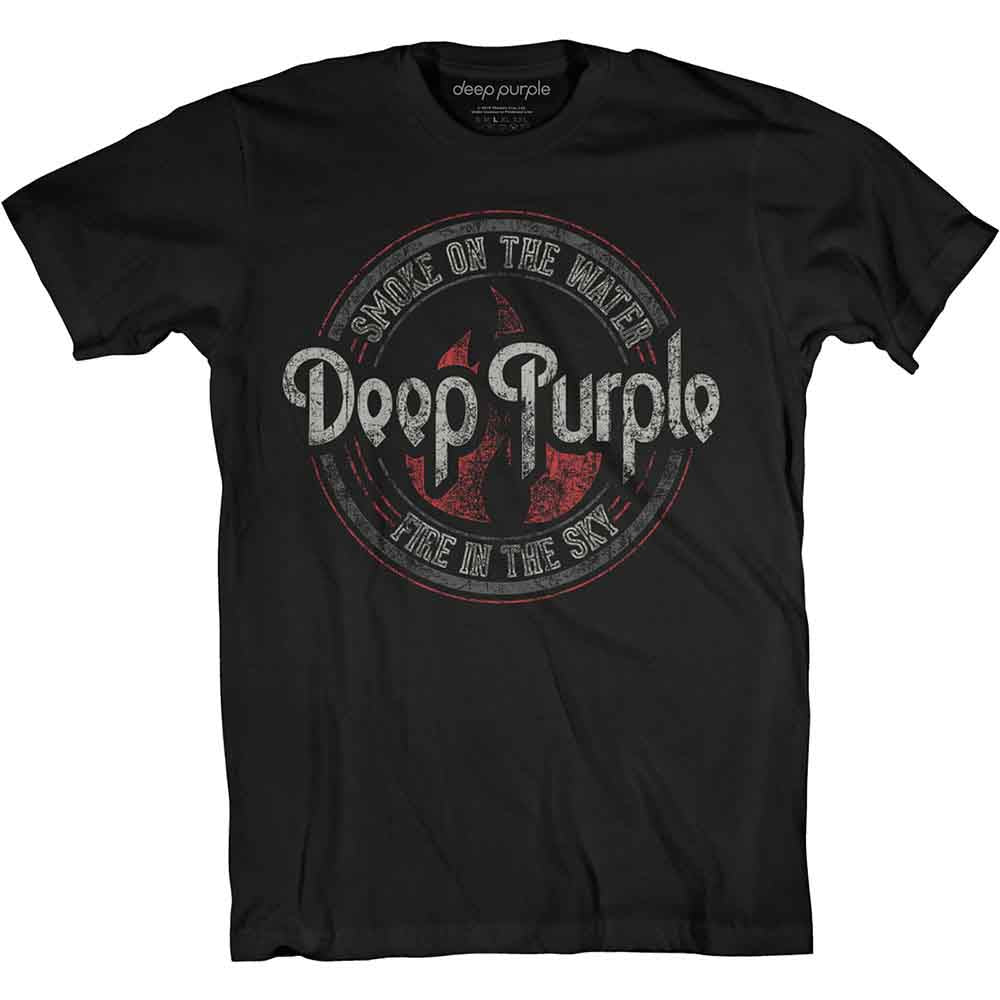 Deep Purple T Shirt - Smoke Circle
