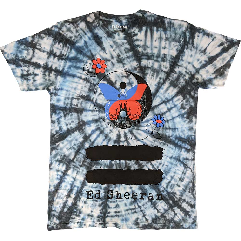Ed Sheeran T Shirt - Yin & Yang Butterfly