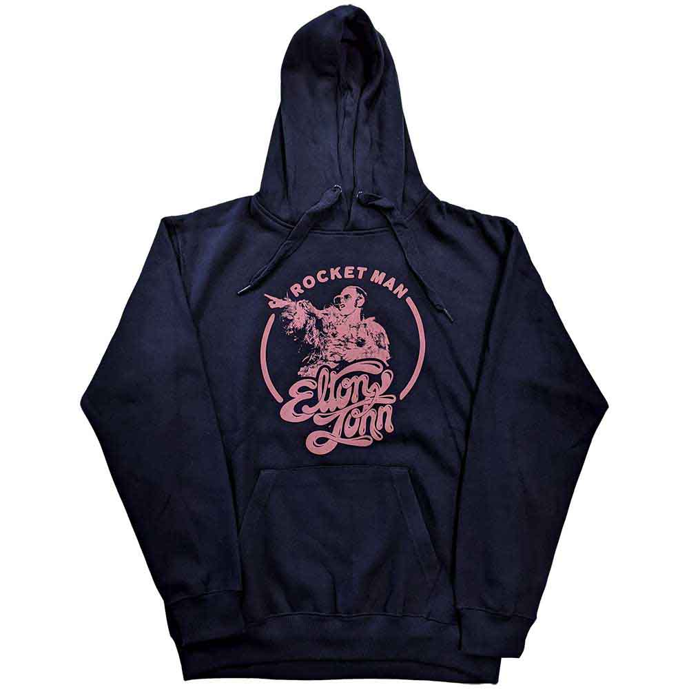 Elton John Pullover Hoodie - Rocketman Circle Point