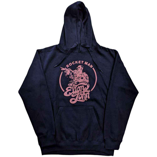 Elton John Pullover Hoodie - Rocketman Circle Point