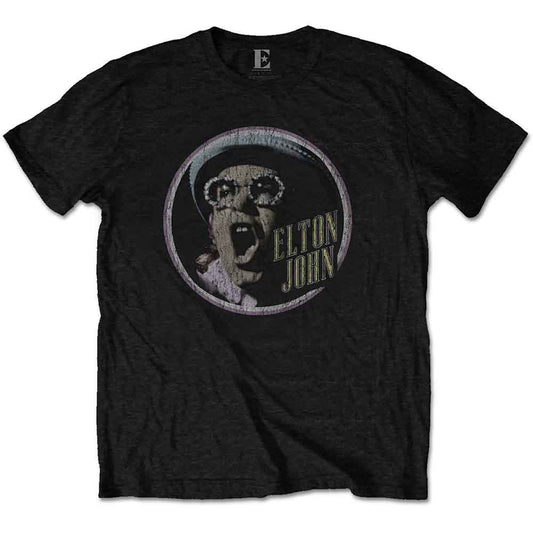 Elton John T Shirt - Circle