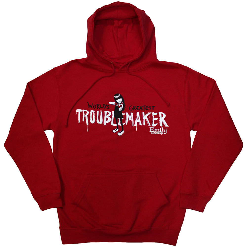Emily The Strange Pullover Hoodie - Troublemaker