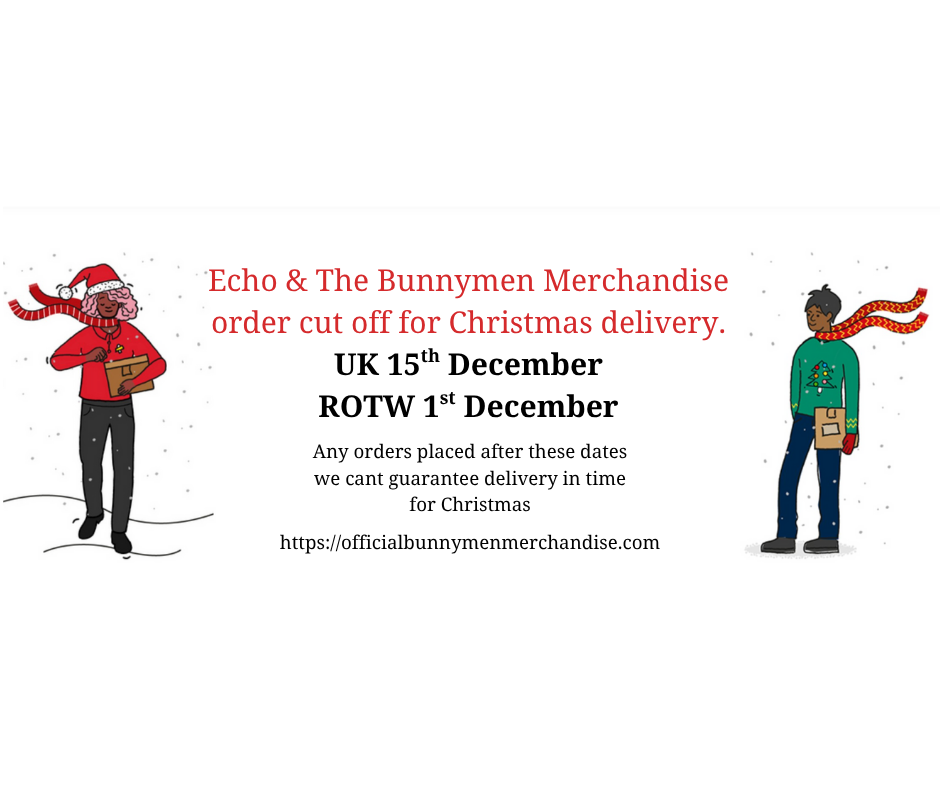 Official Echo & The Bunnymen 1986 Bunny Creature Vintage Tour T-Shirt.