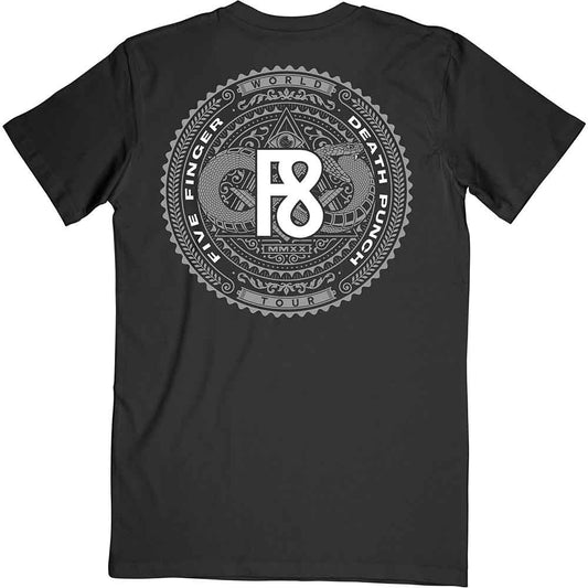 Five Finger Death Punch T Shirt - F8 World Tour 2020