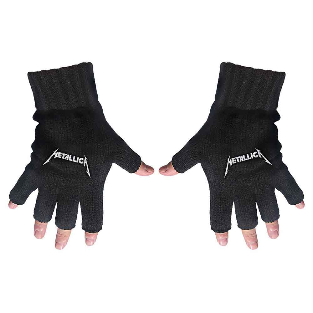 Metallica Fingerless Gloves - Logo