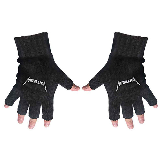 Metallica Fingerless Gloves - Logo