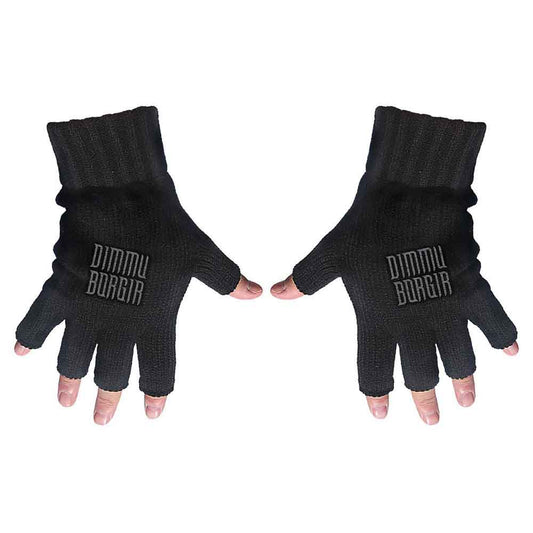 Dimmu Borgir Fingerless Gloves - Logo