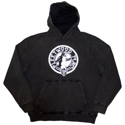 Fleetwood Mac Stone Wash Pullover Hoodie - Tour '82 Penguin Stone Wash