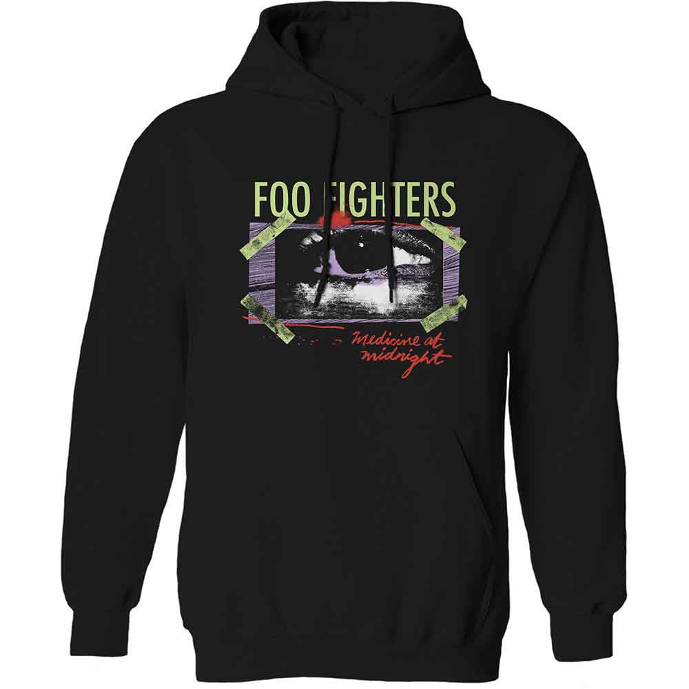 Foo Fighters Pullover Hoodie - Medicine At Midnight Taped