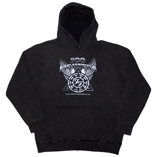 Foo Fighters Stone Wash Pullover Hoodie - EONAA Logo Stone Wash