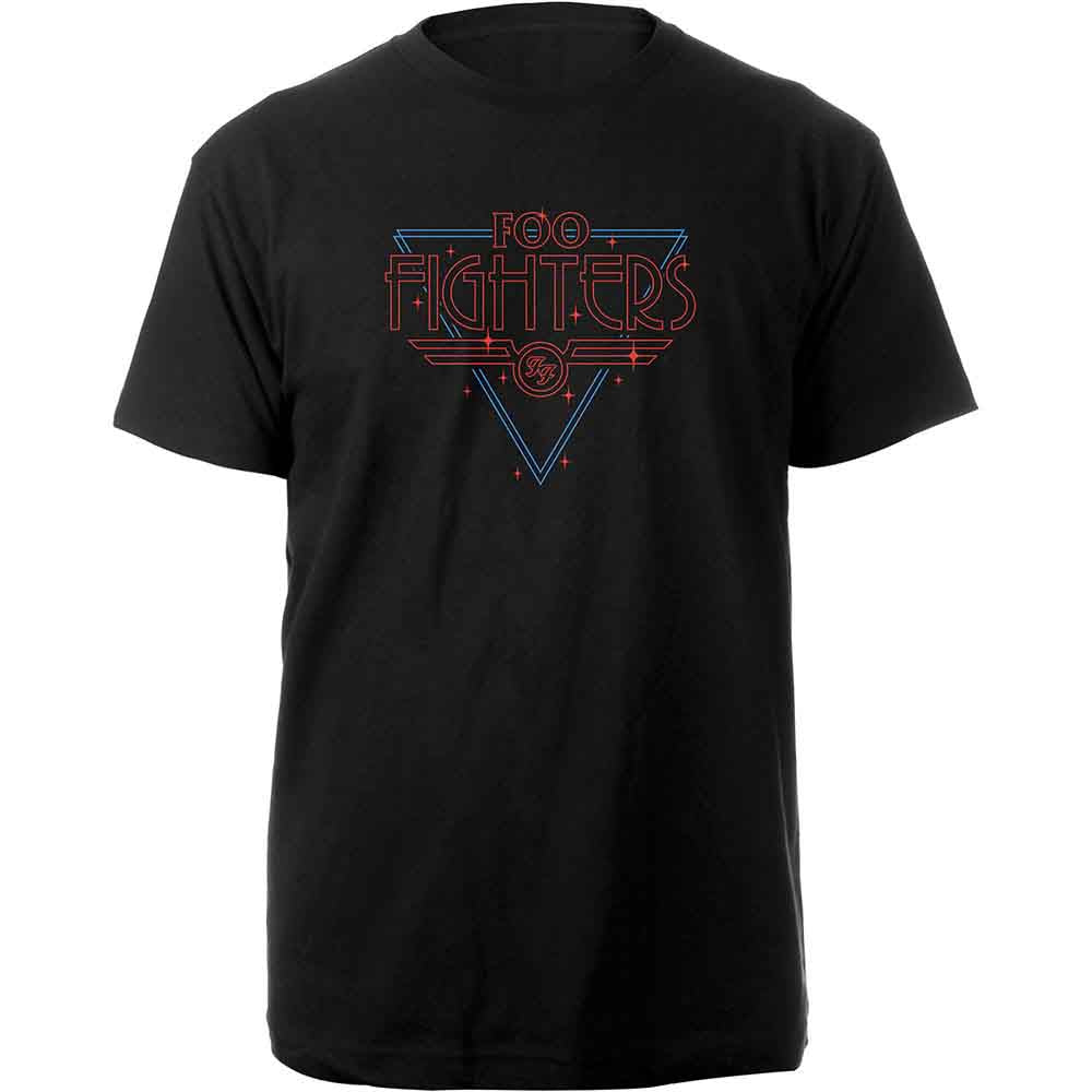 Foo Fighters T Shirt - Black Disco Outline