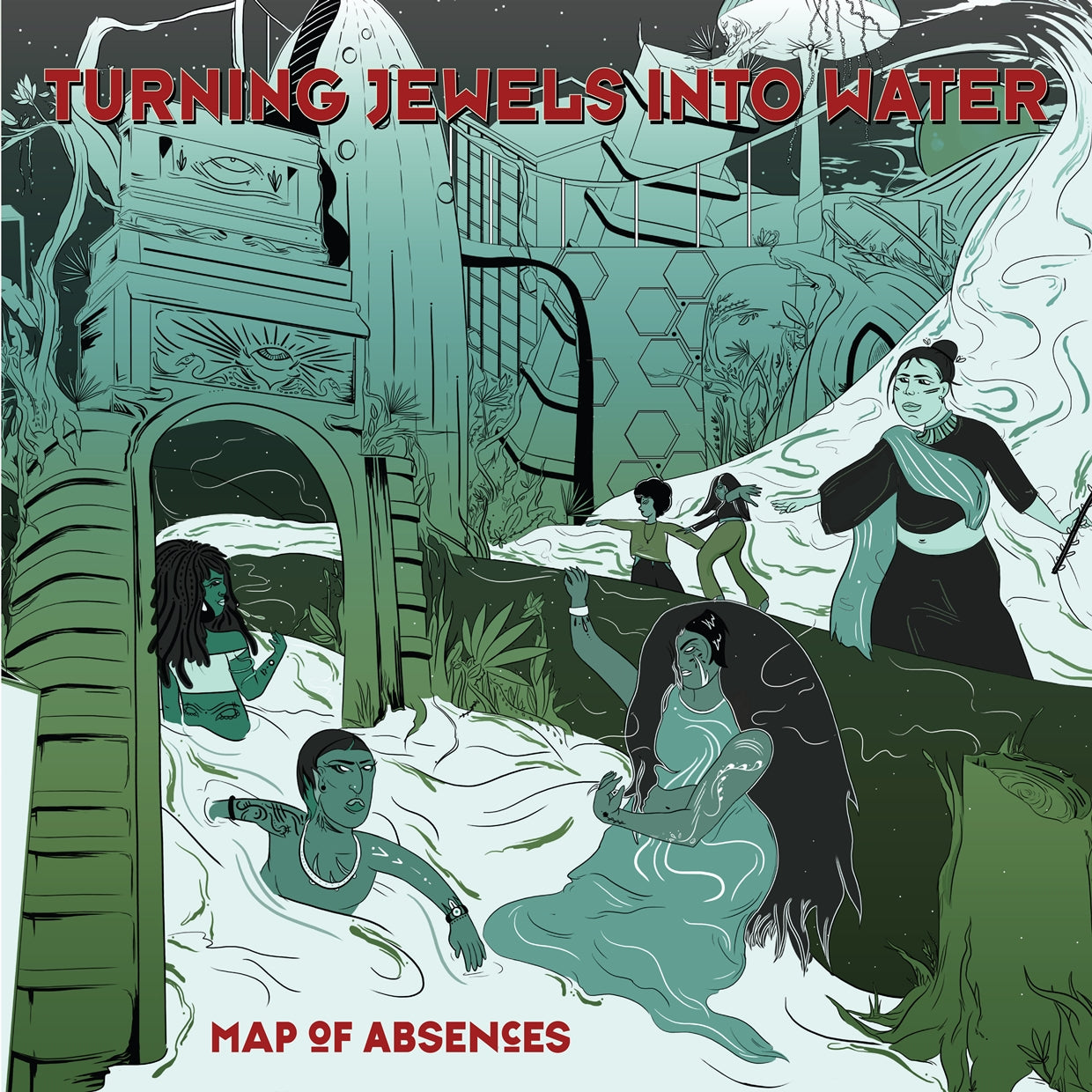 Turning Jewels Into Water LP - Map Of Absences | Buy Now For 26.99