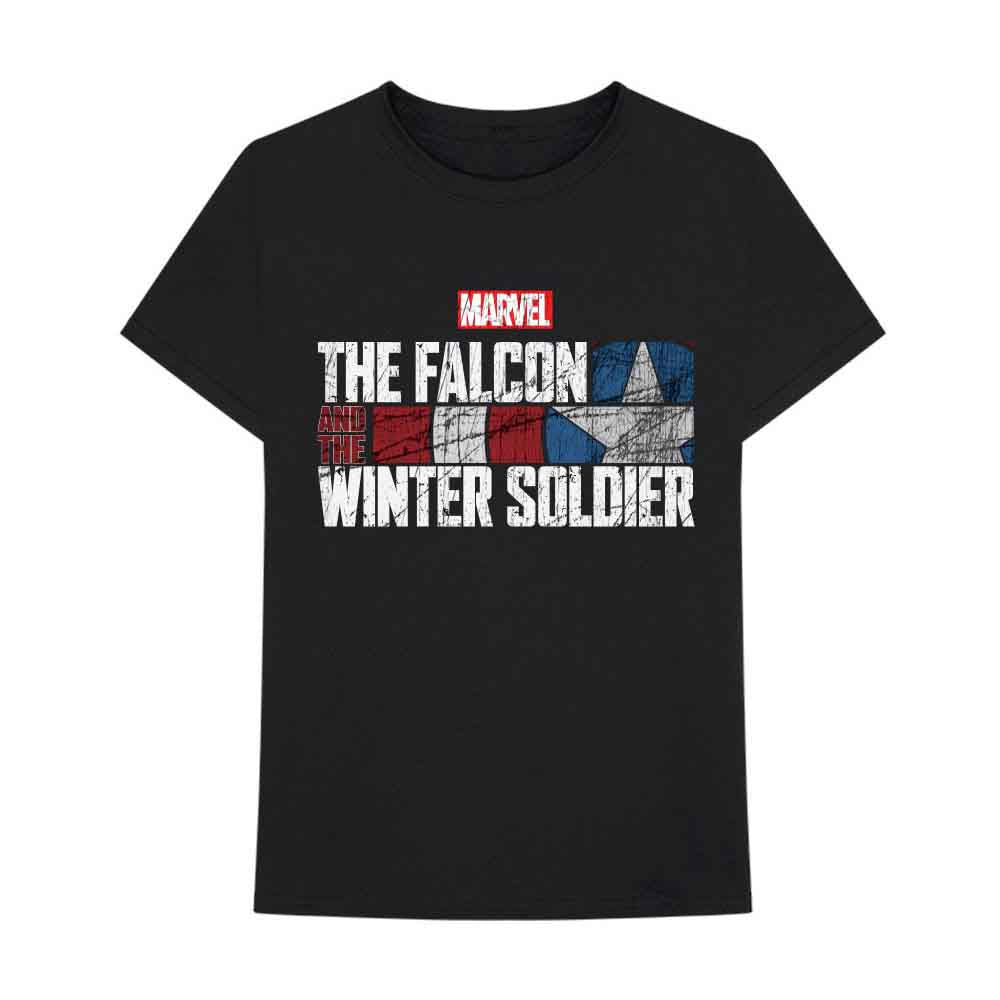 Marvel Comics T Shirt - Falcon & Winter Soldier Text Logo