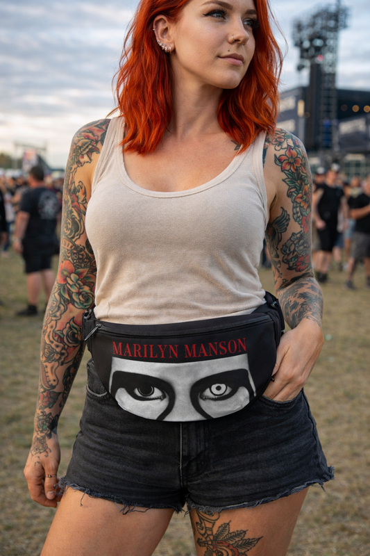 Rocksax Marilyn Manson Bum Bag (Fanny Pack) - Red Lips