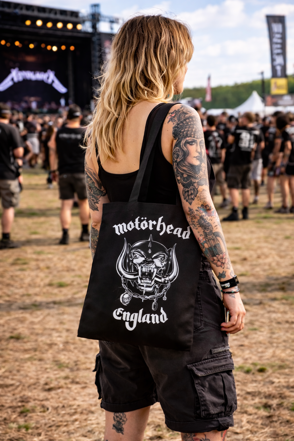 Rocksax Motorhead Tote Bag - England