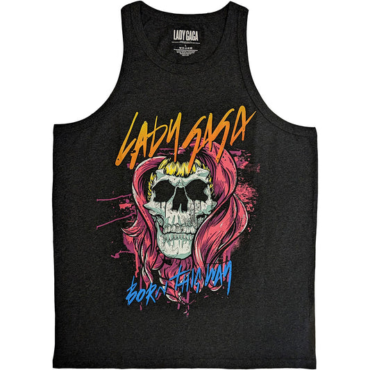 Lady Gaga Vest Top - Skull | Buy Now For 24.99
