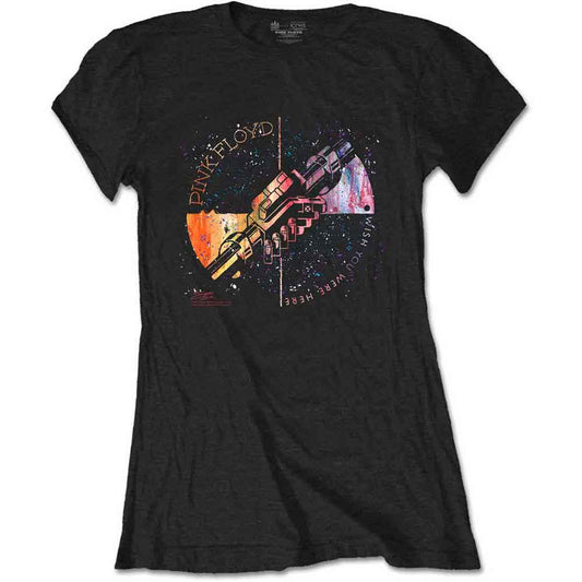 Pink Floyd Woman's T Shirt - Machine Greeting Orange