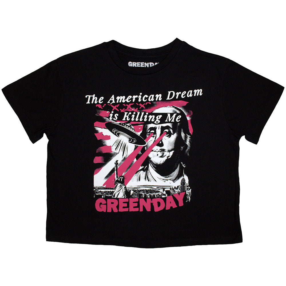 Green Day Women's Crop Top - American Dream | Buy Now For 24.99