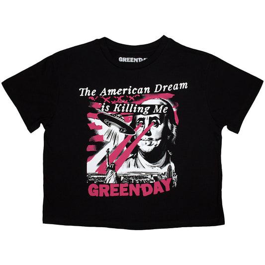Green Day Women's Crop Top - American Dream | Buy Now For 24.99