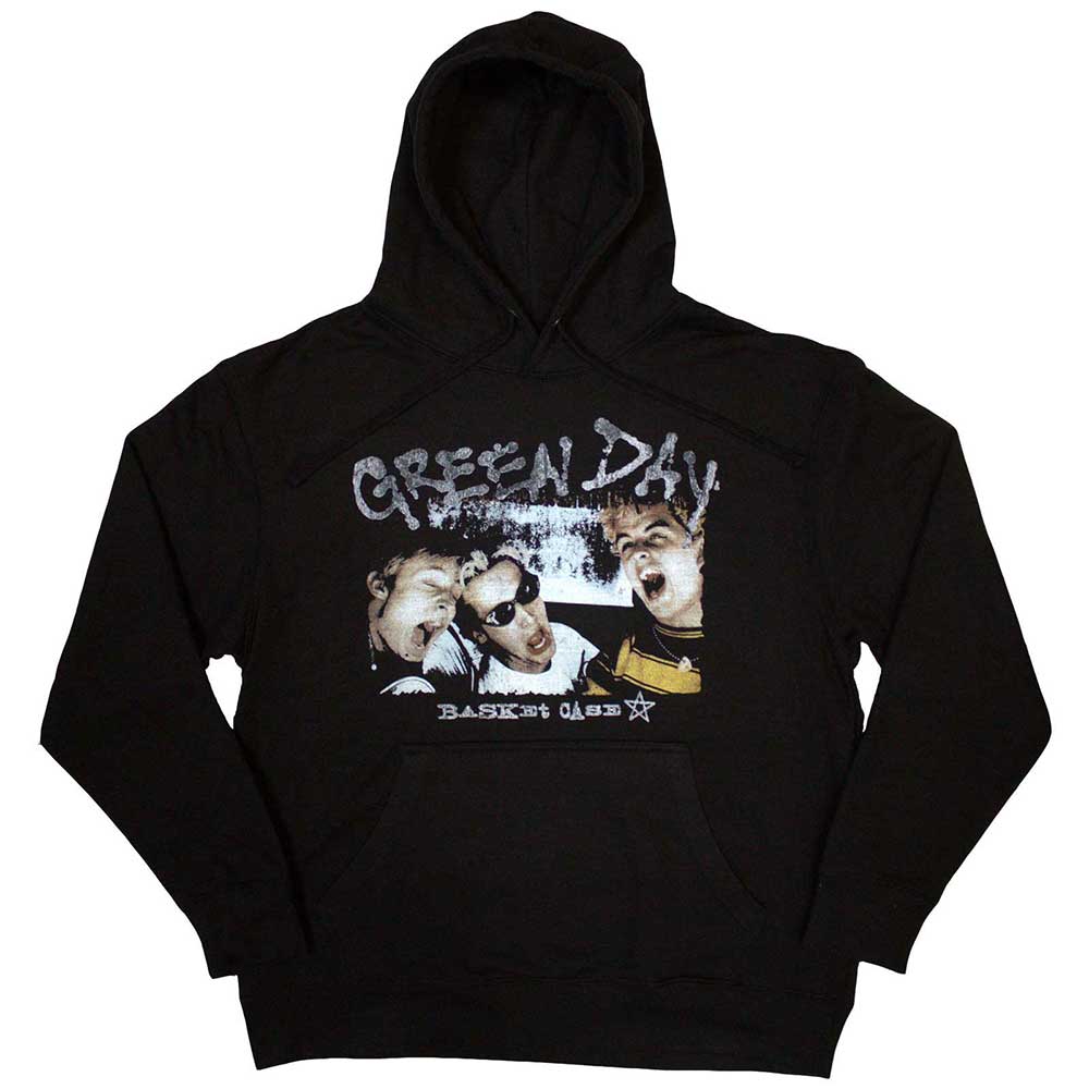 Green Day Pullover Hoodie - Basket Case Star