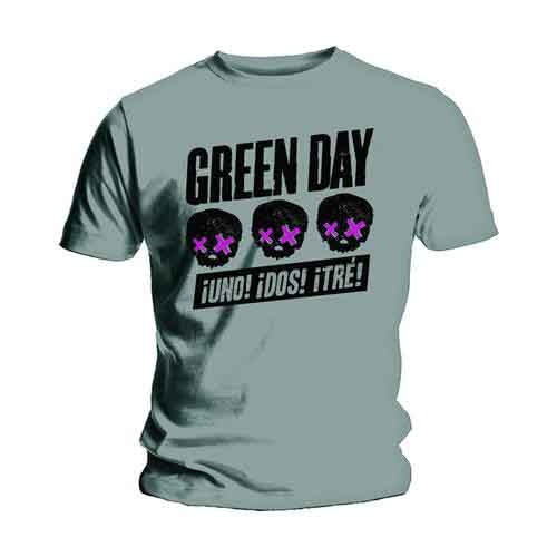 Green Day T Shirt - 3 Heads Better Than 1