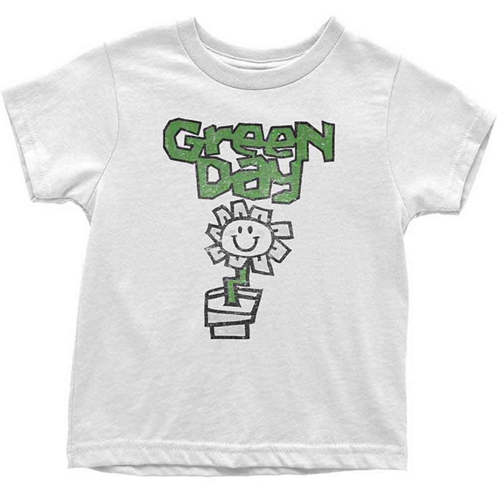 Green Day Children's T Shirt - Flower Pot