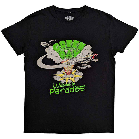 Green Day T Shirt - Welcome To Paradise | Buy Now For 24.99