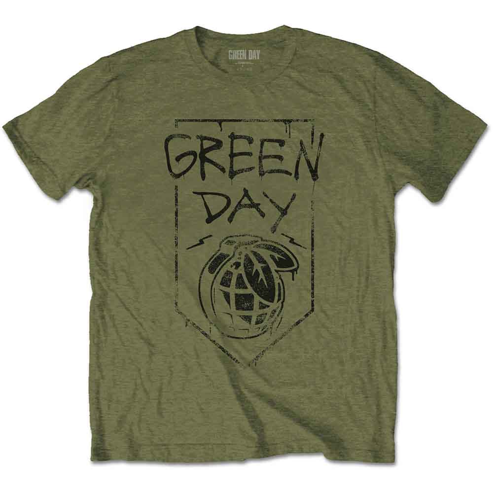 Green Day T Shirt - Organic Grenade
