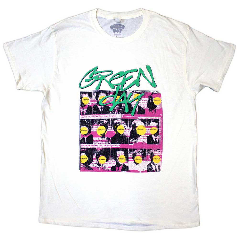Green Day T Shirt - Nimrod Mugshots