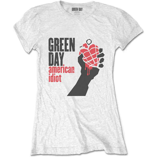 Green Day Woman's T Shirt - American Idiot