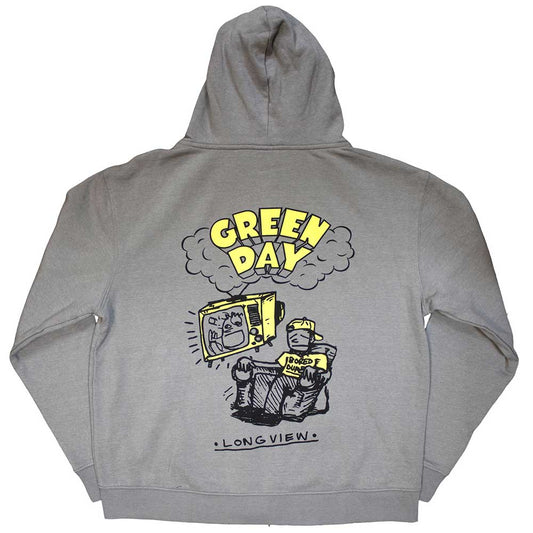 Green Day Zip Hoodie - Longview Doodle