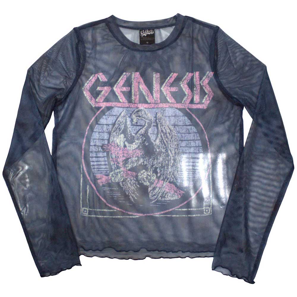 Genesis Woman's Long Sleeve Crop Top - Bird Hand