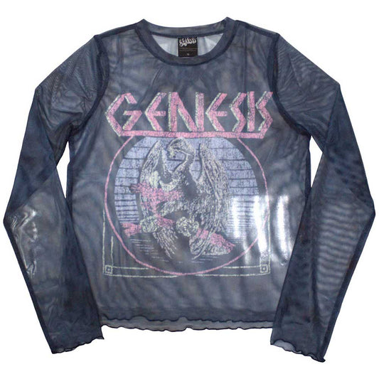 Genesis Woman's Long Sleeve Crop Top - Bird Hand