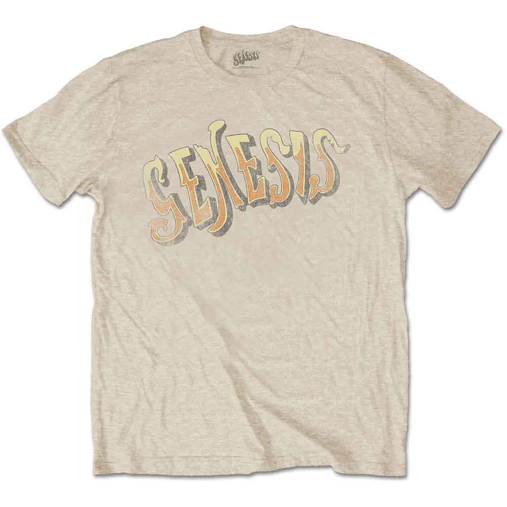 Genesis T Shirt - Vintage Logo - Golden