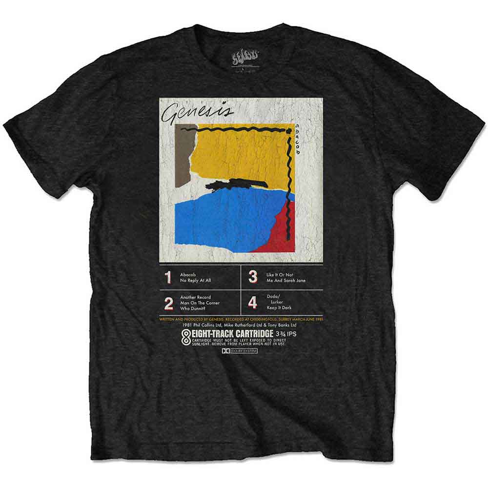 Genesis T Shirt - ABACAB 8-Track