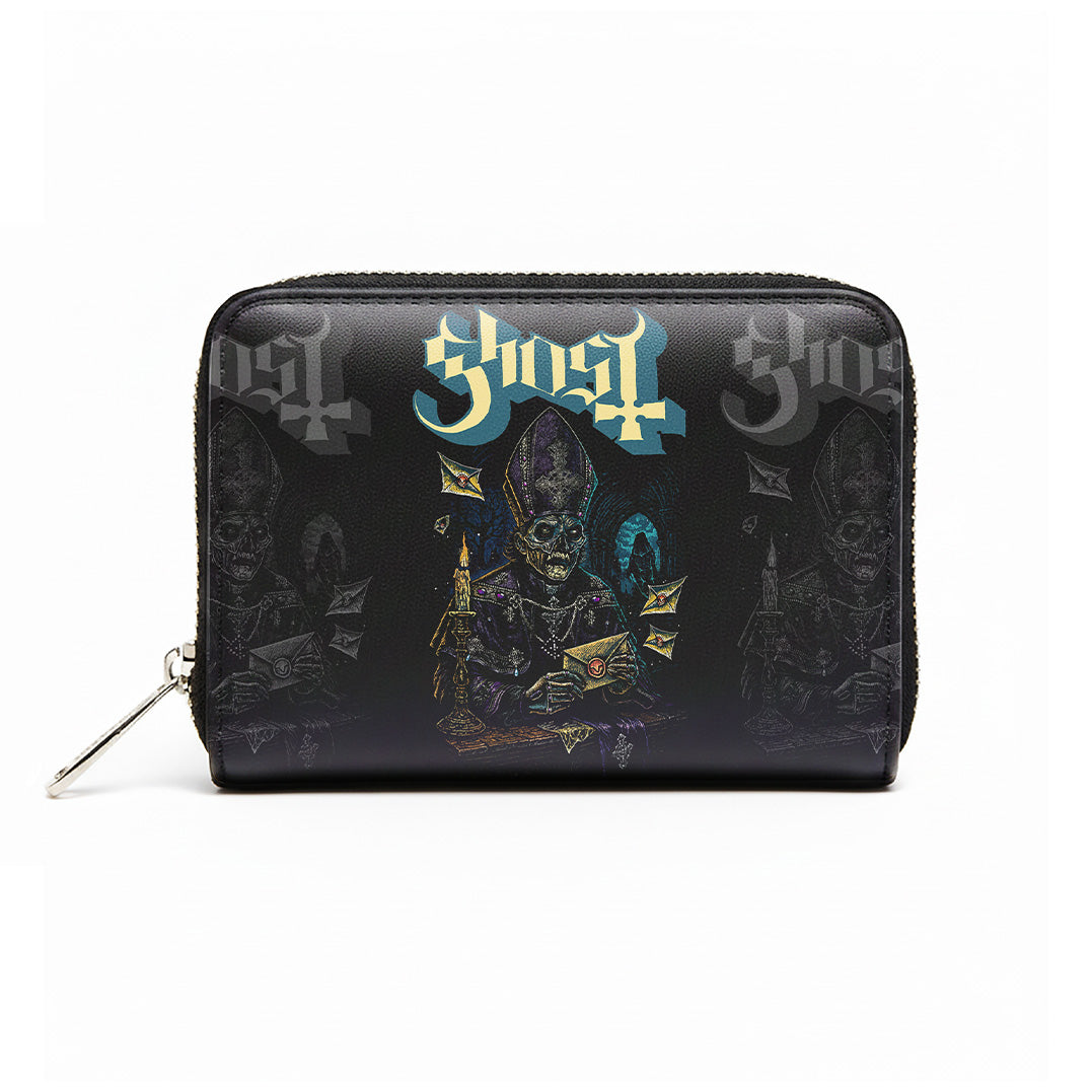 Rocksax Ghost Purse (Women's Bi-Fold Zipped Wallet) - Tall Man