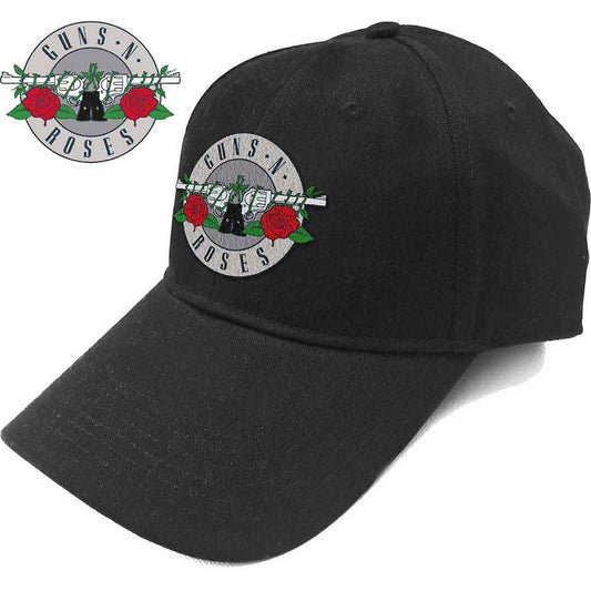 Guns N Roses Baseball Caps - Silver Circle Logo
