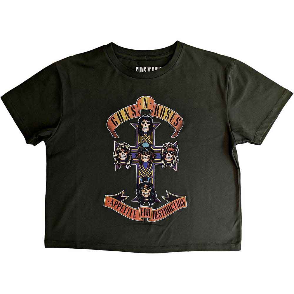 Guns N Roses Women's Crop Top - Appetite For Destruction